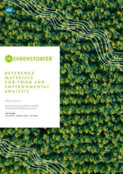 Dr. Ehrenstorfer Catalogue of RMs for Food and Environmental Analysis