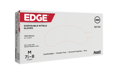 Luva nitrílica de uso único EDGE 82-134 box