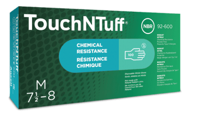 luvas nitrílicas verdes TouchNTuff 92-600 box