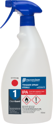 Álcool Isopropílico Estéril CleanGuard 1 IPA com spray de gatilho